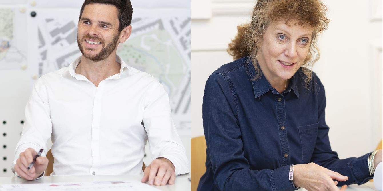 Portraits of the employees at Ferguson Mann Architects offices in Bristol