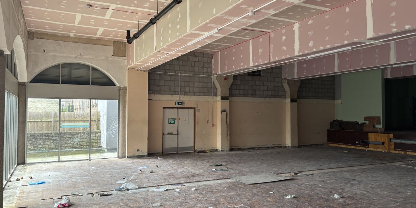 Internal view of the Keynsham Riverside unit refurbishment