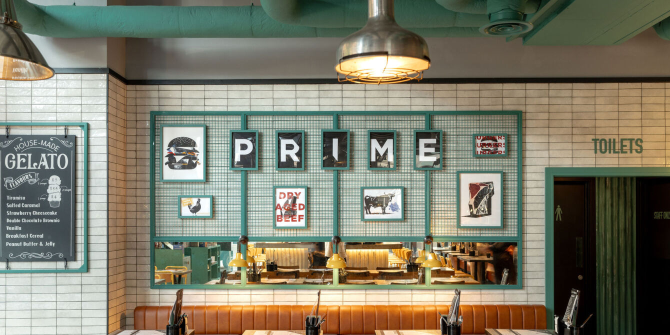 Internal view of the Prime by Pasture restaurant fit-out
