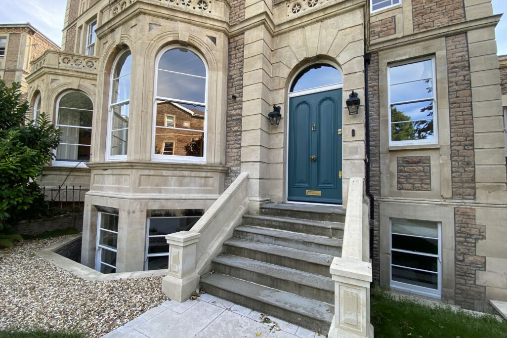 Victorian Villa exterior in Clifton, Bristol Victorian Villa exterior in Clifton, Bristol
