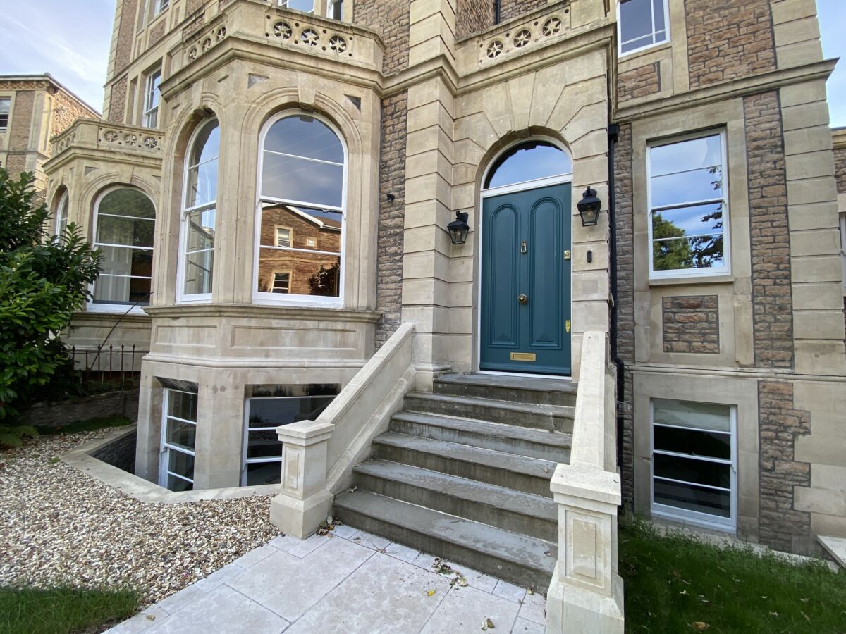 Victorian Villa exterior in Clifton, Bristol Victorian Villa exterior in Clifton, Bristol