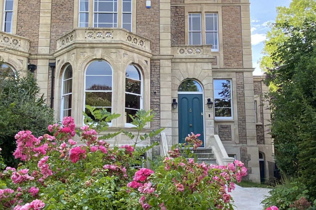 Victorian Villa exterior in Clifton, Bristol Victorian Villa exterior in Clifton, Bristol